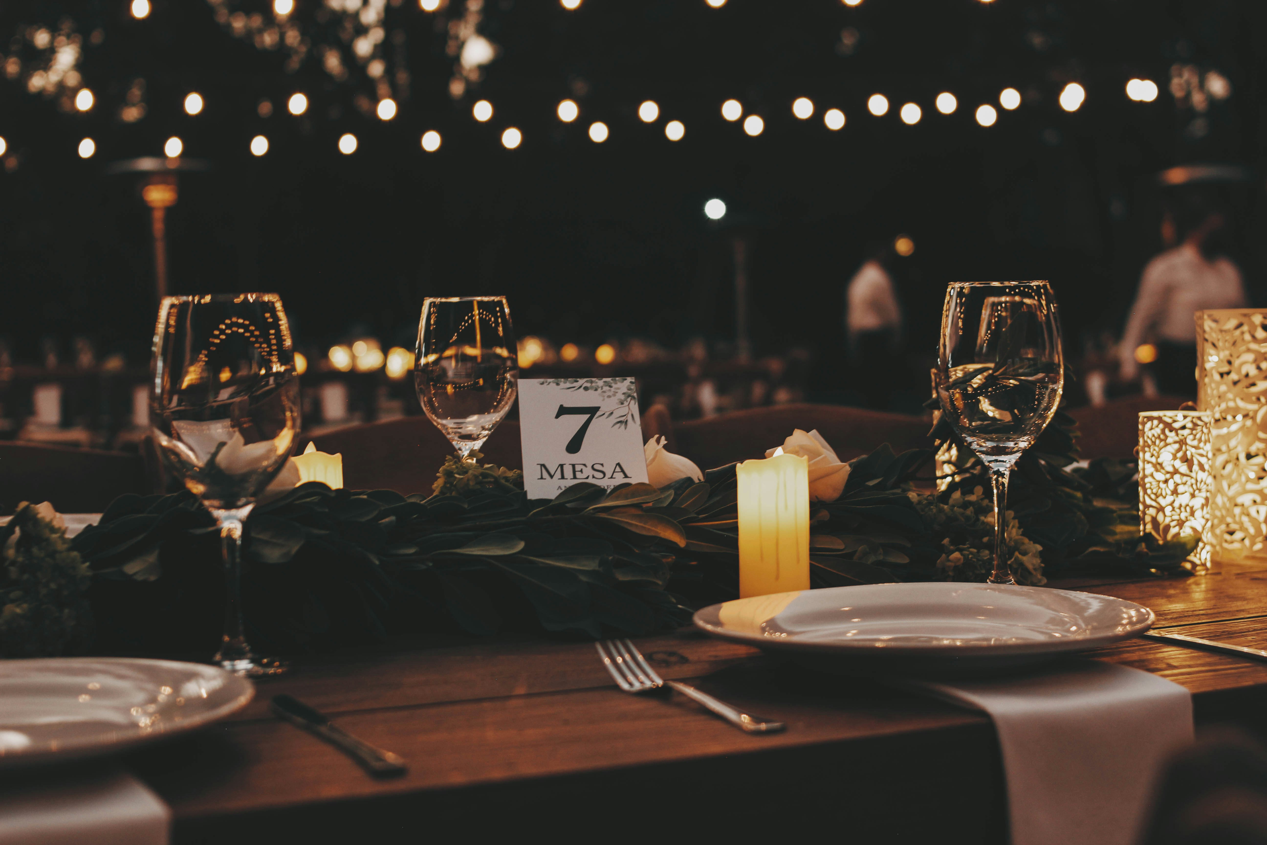 Elegant event setup